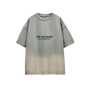 Silk Screen Witch Graphic Heavy Cotton Oversize Tee Halloween Acid Wash Fashion - Product Image 3