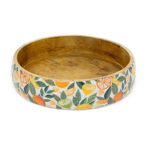 Bol à salade en bois multicolore imprimé émail, modèle 2026, vente chaude, pour la vente en gros depuis l'Inde - Product Image 4