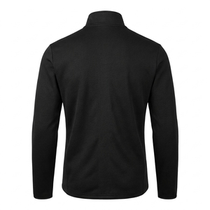 Black <b>Men's</b> <b>Lightweight</b> Breathable Fleece Zip-Up <b>Jacket</b> Soft Windproof Casual <b>Summer</b> Outerwear - Product Image 3