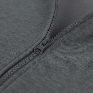 2026 High Quality Knitted Cotton Unisex Hooded Zip-up Fleece Eco-Friendly Hoodie Custom Logo Brand Breathable Plus Size Print - Product Image 4