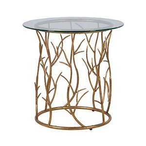 Modern Marble <b>Nesting</b> <b>Coffee</b> <b>Tables</b> With Gold Metal Frame <b>Round</b> Design Contemporary Living Room Furniture Set Of 2 - Product Image 6