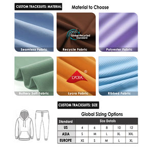 Costumes de jogging avec poche pour hommes personnalisés vente en gros de vêtements de fitness unisexes ensemble de vêtements de sport d'entraînement à capuche et pantalons décontractés pour femmes yoga - Product Image 3