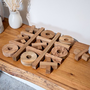 Juego de Tic Tac Toe de madera maciza premium para jugar en interiores, juego de Tic Tac Toe de alta calidad en madera para el hogar, diseño moderno. - Product Image 6