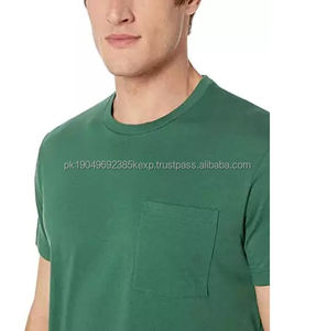 Camiseta de Hombre de Alta Calidad con Logotipo Personalizado, al por Mayor, 100% Algodón, Spandex, Rayón, Material Denim para Verano - Product Image 3