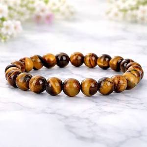 Natural Tiger Eye Crystal <b>Bracelet</b> Genuine Tiger Eye Gemstone <b>Bracelet</b> Tiger Eye <b>Healing</b> Stone <b>Bracelet</b> Premium Tiger Eye Beaded - Product Image 6