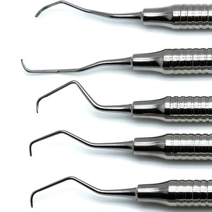 Juego de Instrumentos Quirúrgicos para Rellenos Dentales de Composite, 7 Piezas, Acero Inoxidable, Manual, Reutilizable, Agarre Ergonómico - Product Image 4
