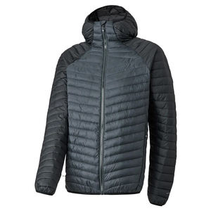 Veste matelassée pour homme avec blocs de couleur personnalisés, manteau de ski d'hiver, à capuche, imperméable, respirant, fermeture éclair réversible - Product Image 3