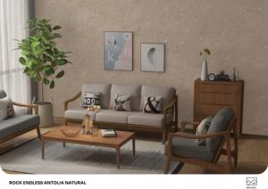 กระเบื้องพอร์ซเลนลายแกะสลักเนื้อละเอียด ขนาด 60x120 ซม. 600x1200 มม. 24x48 นิ้ว ผิวสัมผัสแบบใหม่ สำหรับงานตกแต่งระดับพรีเมียม - Product Image 5