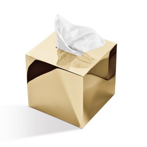 Wholesale Luxury Gold Metal <b>Tissue</b> Box Holder Home Office Decorative <b>Paper</b> Case For Living Room Tableware & Bathroom - Product Image 2