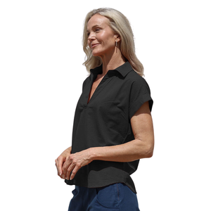 เสื้อเชิ้ตพิมพ์ลายผู้หญิงทรงหลวมสวมใส่สบายสำหรับวันหยุดฤดูร้อน - Product Image 5
