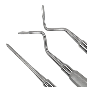 Juego de 3 Elevadores de Puntas para Raíces 78 79 80, Instrumentos Quirúrgicos Dentales para Extracción de Dientes, Puntas Puntiagudas de Acero Inoxidable - Product Image 5