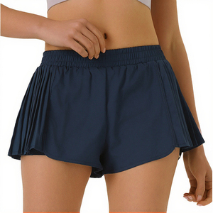 Pantalones Cortos de Yoga para Mujer, Sin Costuras, Color Sólido, de Alta Calidad, Spandex/Nylon, Secado Rápido, Elásticos en Cuatro Direcciones, para Entrenamiento en el Gimnasio, Éxito de Ventas, Llegada 2025 - Product Image 3