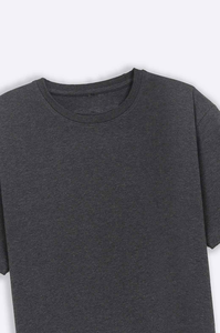 T-shirt de haute qualité pour homme, design tendance, décontracté, en coton lourd 100%, coupe ample, uni - Product Image 5