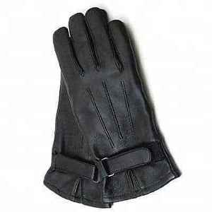 <b>Ladies</b> Winter Touch Screen Leather <b>Gloves</b> with Silk Lining <b>Thermal</b> & Breathable for Outdoor Use - Product Image 1