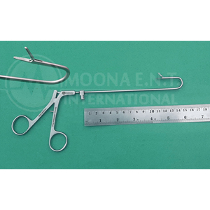 Pinces à alligator manuelles en acier inoxydable, longueur 15 cm, mâchoires inversées à 180 degrés, ensemble d'instruments - Product Image 1
