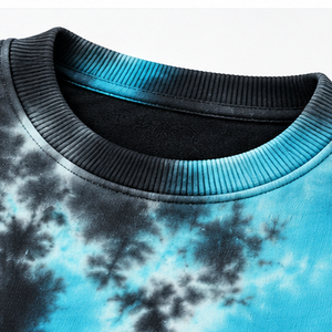 Sweat-shirt Tie-Dye en Coton 100% avec Finition de Couture Durable – Vente Directe Usine, Textile Premium pour Superposition, Essentiels Hiver, Commande Directe - Product Image 5