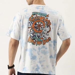 Camisetas con Lavado Ácido Más Vendidas en Línea, Nueva Llegada, Bordado Nuevo 202, Camisetas Extra Grandes con Logotipo Personalizado Impreso - Product Image 5