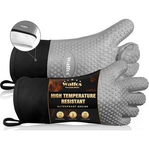 Guanti da Cucina in Silicone Premium Antiscivolo con Strato in Cotone, Resistenti al Calore per Barbecue e Forno - Product Image 1