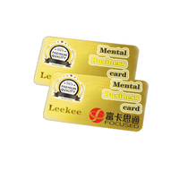 Toute la production contrôle de la qualité 13.56MHz RFID Stainless Steel Metal Business NFC Metal Card