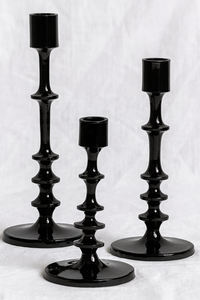 เชิงเทียนอลูมิเนียมทำด้วยมือชุดเชิงเทียนสีดำทนความร้อนสำหรับคริสต์มาสและอีสเตอร์ของตกแต่งบ้านขายส่ง - Product Image 4