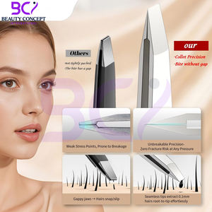 Pinzas y Depiladores de Cejas Profesionales de Acero Inoxidable de la Mejor Calidad, Duraderos y Nuevos, Herramienta para Dar Forma a las Cejas y Depilar - Product Image 5