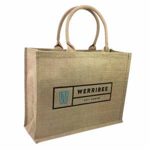 Bolsa de Yute de Gran Capacidad con Cierre de Cremallera para Compras y Uso en el Mercado - Product Image 4