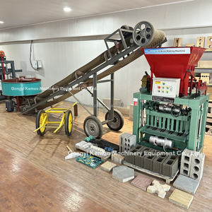 Maquinaria de fabricación de ladrillos para bloques de hormigón automática tipo tolva eficiente a África - Product Image 6