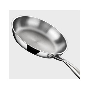 Premium Quality Stainless Steel Non-Stick Frying <b>Pan</b> for Professional Kitchen Coating Heavy Duty Cookware with <b>Handle</b> Best Price - Product Image 5