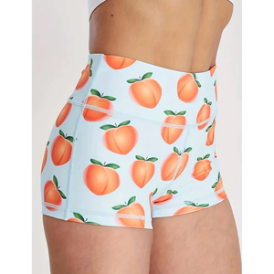 Nuevo Producto: Shorts de Yoga de Cintura Alta para Mujer, Cintura Elástica Ajustable, Transpirables, para Gimnasio y Yoga - Product Image 1