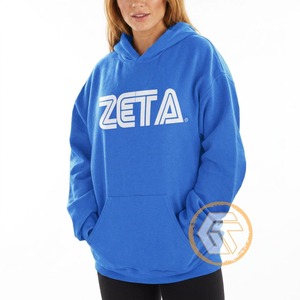 Sudadera con Capucha GREEK TREASURES Ligera, Cómoda para Invierno, Diseño Personalizado con Logotipo Zeta Phi Beta, 100% Algodón, 500g, para Mujer - Product Image 2