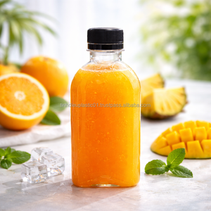 Botella PET Cuadrada Virgen Industrial de 220 ml con Tapa de Rosca, Apta para Alimentos, a Prueba de Fugas, Transparente, Impresa con Serigrafía, Duradera y Fácil de Usar - Product Image 2