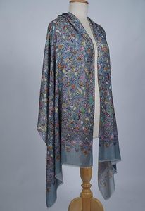 Estola de Cachemira, Seda y Modal Premium para Mujer, Ligera y Suave, Chal con Estampado Digital de Diseñador y Detalles de Cristal - Product Image 6