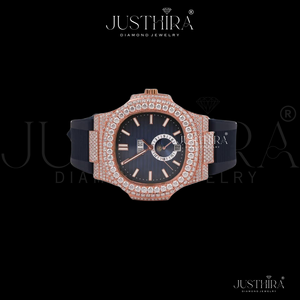 Montre mécanique pour homme en moissanite de qualité supérieure, style business tendance, étanche, en acier inoxydable, édition limitée - Product Image 2