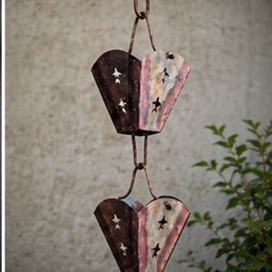 โซ่ทองแดงแขวนตกแต่งสวนสองชั้น สไตล์เรียบง่าย อลูมิเนียมตกแต่งน้ำไหล - Product Image 2