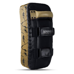 Guantes de entrenamiento Venomous Golden Line Thai Pads de cuero para MMA y Kickboxing, escudo de golpeo para brazos, equipo duradero, juego completo - Product Image 4