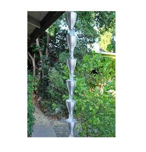 Cadena de Lluvia Metálica Clásica: Solución Atemporal para Drenaje de Agua de Lluvia en Diseños Exteriores Tradicionales - Product Image 1