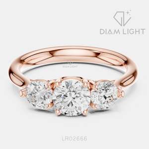 Bague de fiançailles en or blanc 14 carats avec diamant de laboratoire certifié IGI, taille ronde 0,668 carats, bijou raffiné, cadeau d'anniversaire - Product Image 3