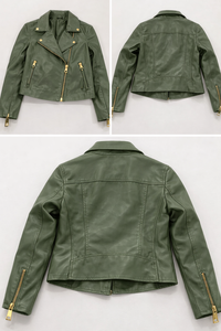 Chaquetas de Cuero para Mujer Personalizadas Directas de Fábrica, a la Moda - Product Image 3