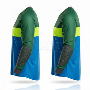 Maillot de gardien de but haute performance à manches longues 100 % polyester, grande taille, vêtement de sport de football conçu pour l'entraînement et les matchs - Product Image 3