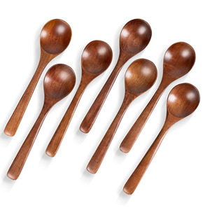 Cuchara de madera de moda para servir ramen, precio más bajo, cucharas de madera natural, buen precio de fábrica - Product Image 4