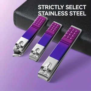 ชุดทำเล็บมือและเล็บเท้าสแตนเลสสตีลสุดหรู 9 ชิ้น พร้อมกล่องพกพา ดีไซน์คลาสสิก ใบมีดคม ทนทาน - Product Image 3