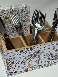 MDF Pen Holder <b>Desk</b> Stationary Accessories and Pen Organizer Pencil Stand Holder for Home Office Use - Product Image 3