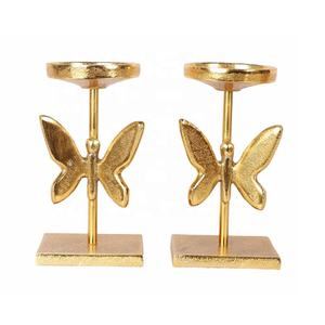 Porte-bougie en aluminium à la vente, avec un design élégant en forme d'arbre, centre de table pour Noël, mariage, décoration de la maison - Product Image 3