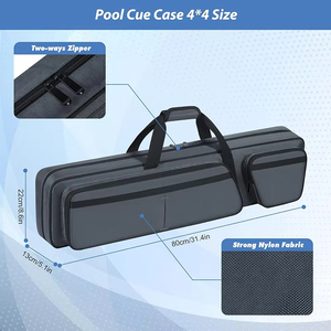 Hot Sale Waterproof Soft Snooker & Billiard <b>Cue</b> Case <b>Pool</b> Stick Bag with Carrying Snooker Features - Product Image 4