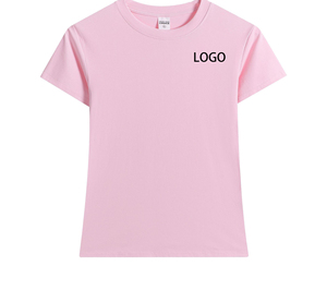 Camiseta de Manga Corta para Mujer, Moda 2026, Marca Privada, Temporada de Verano, Informal, Tejida, Lisa, Teñida, Corte Ajustado, 100% Algodón - Product Image 5