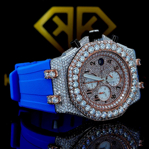 Exclusiva Gama de Relojes de Lujo de la Mejor Calidad, de Acero Inoxidable, Cuarzo, Automáticos, Resistentes al Agua, Unisex, Analógicos, con Diamantes Moissanite - Product Image 1