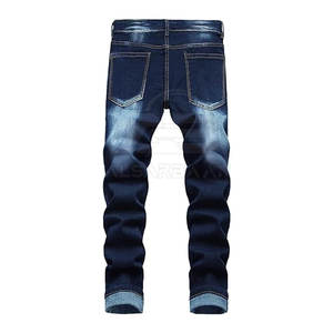 Pantalon homme déchiré de qualité supérieure, best-seller, couleur unie, confortable, en vente en ligne - Product Image 2