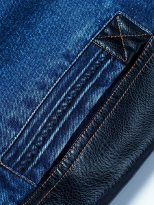 OARH INT INDUSTRY Mens Vintage Summer <b>Denim</b> <b>Jacket</b> Breathable Eco-Friendly Cotton Button Front Embroidered Logo <b>Custom</b> Made - Product Image 6