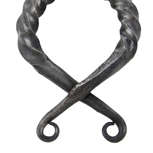 Outil décoratif à lame droite en acier au carbone forgé à la main, qualité industrielle, Pasha Enterprises, broche médiévale, accessoire rustique - Product Image 4