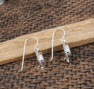 Boucles d'oreilles pendantes en topaze bleue naturelle, argent sterling 925, pierre précieuse taille poire, bijoux de luxe pour femme, pour occasions spéciales - Product Image 5